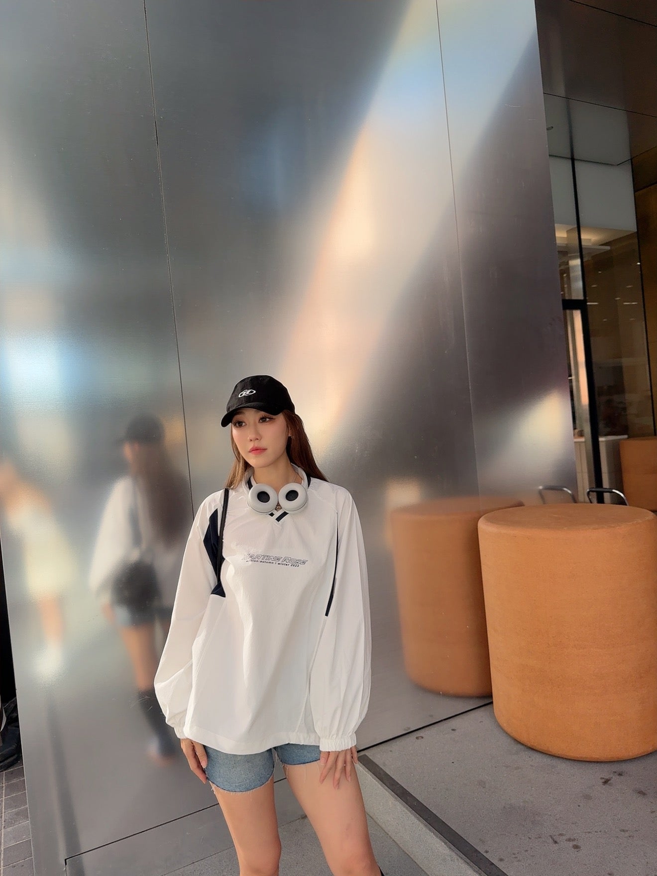 CU-oversize jersey (black/white)
