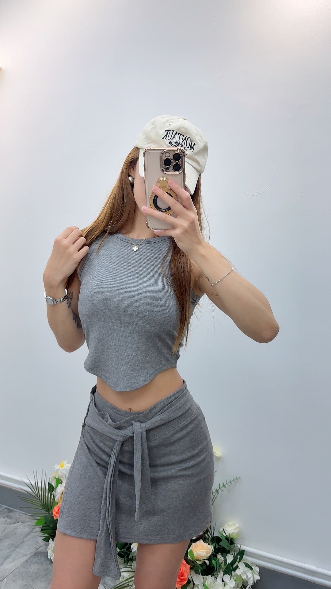 CU-tennis set(grey/white/black)