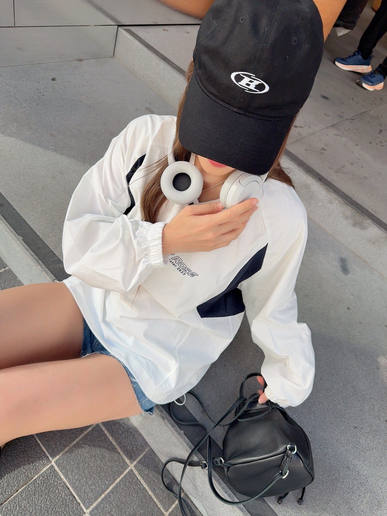 CU-oversize jersey (black/white)