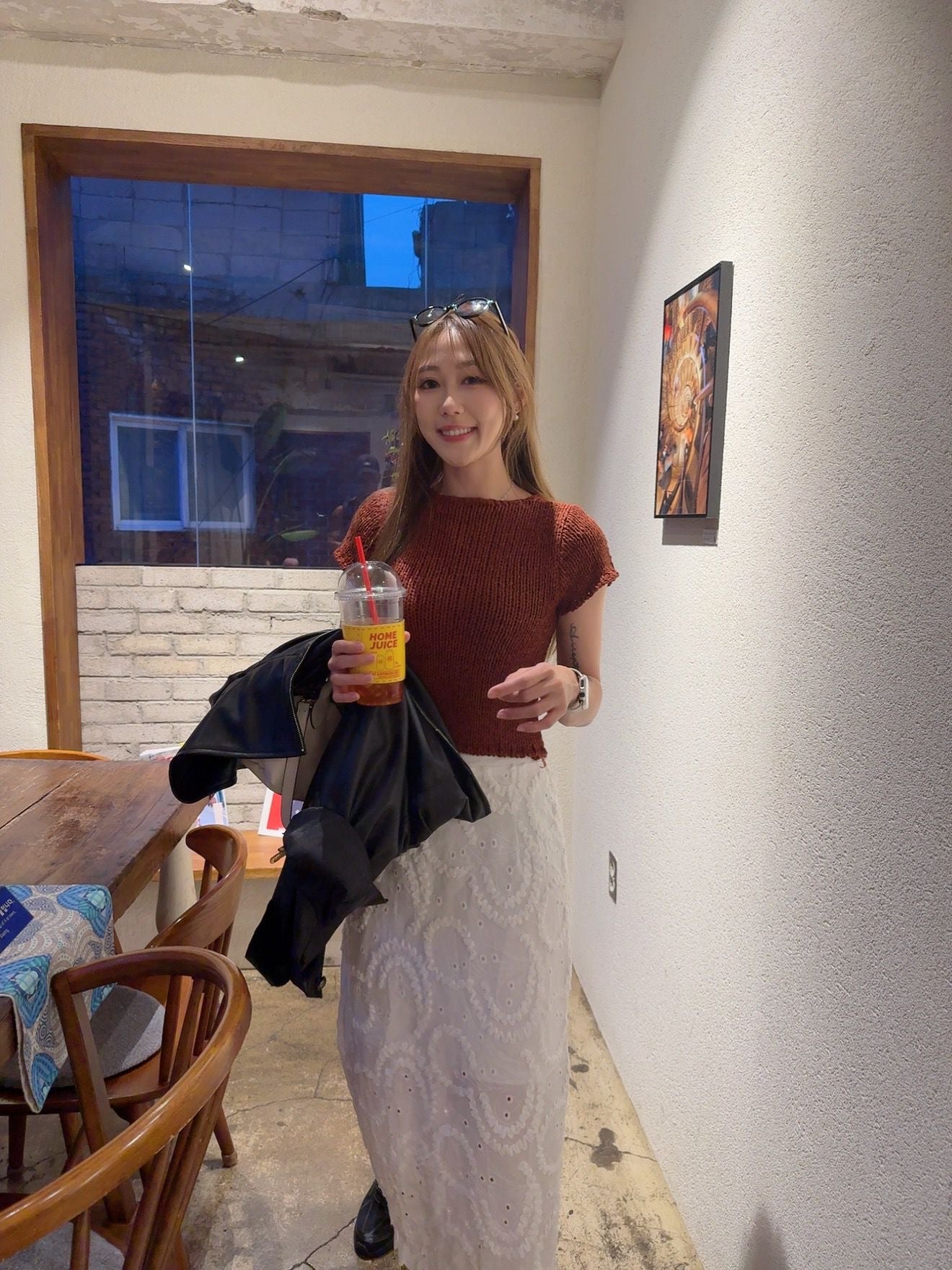 早秋推介*氣質顯瘦雪餅針織上衣
