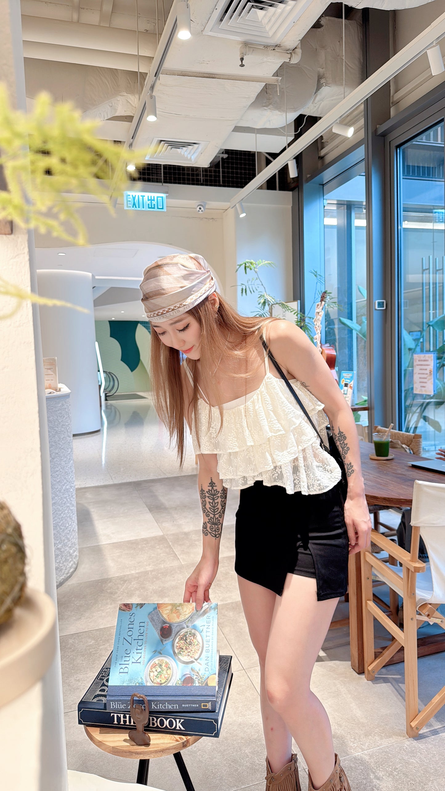 Liza skirt (黑/灰)