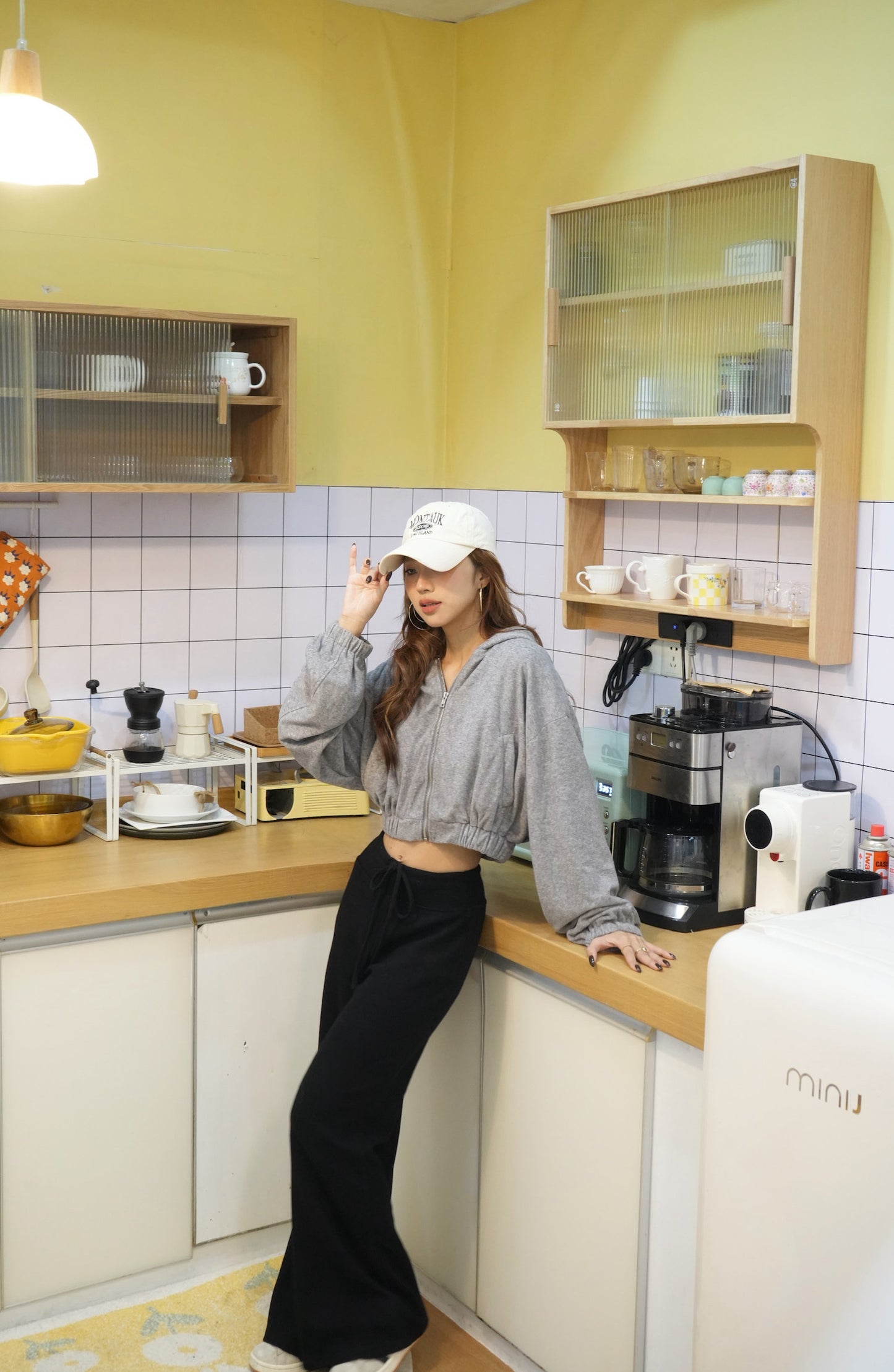 漫畫大長腿:冬日絨面褲