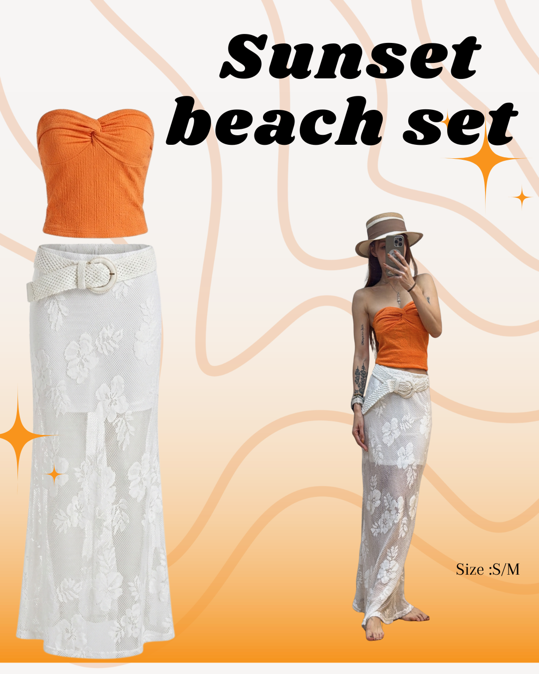 CU-Sunset beach set(S/M)