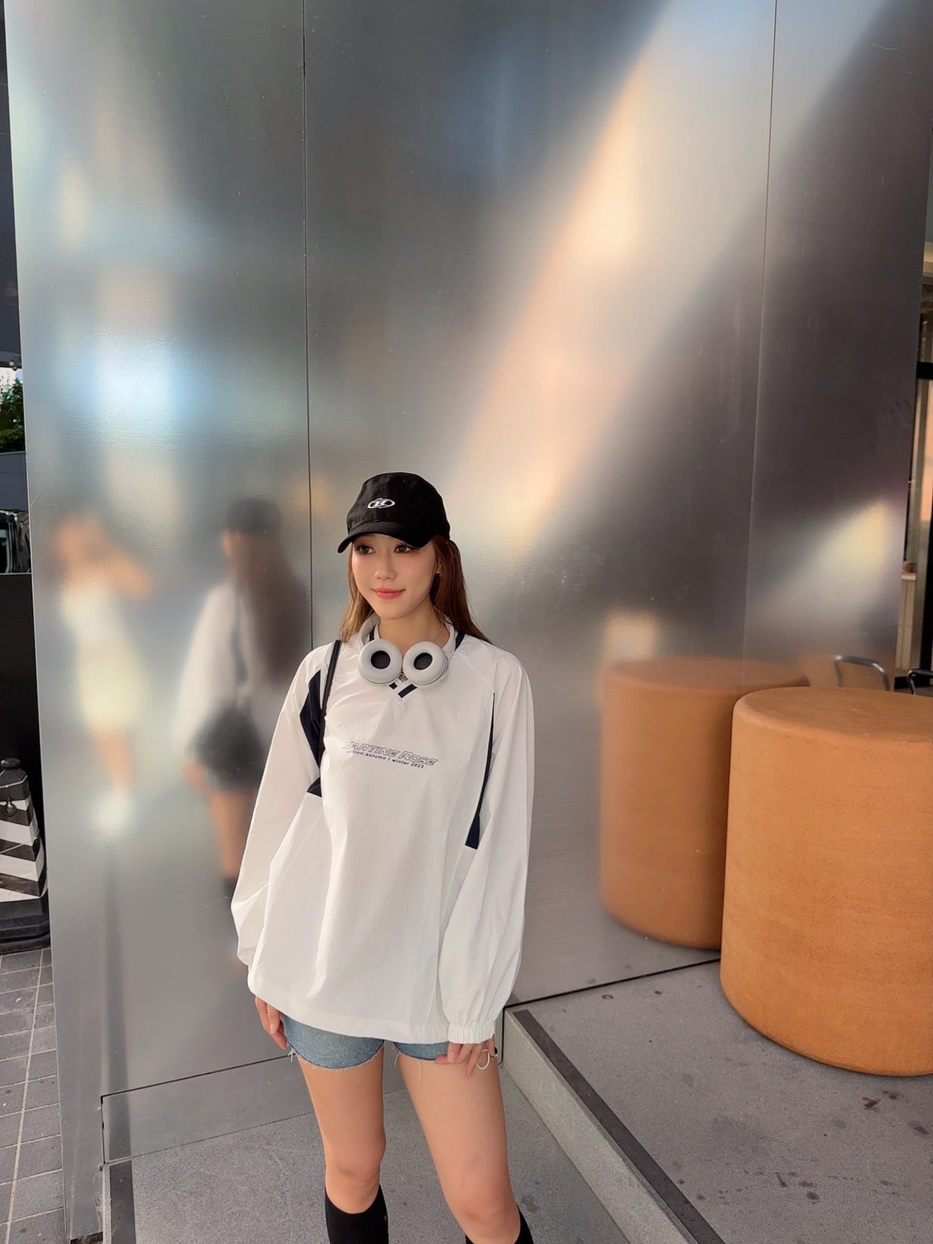 CU-oversize jersey (black/white)