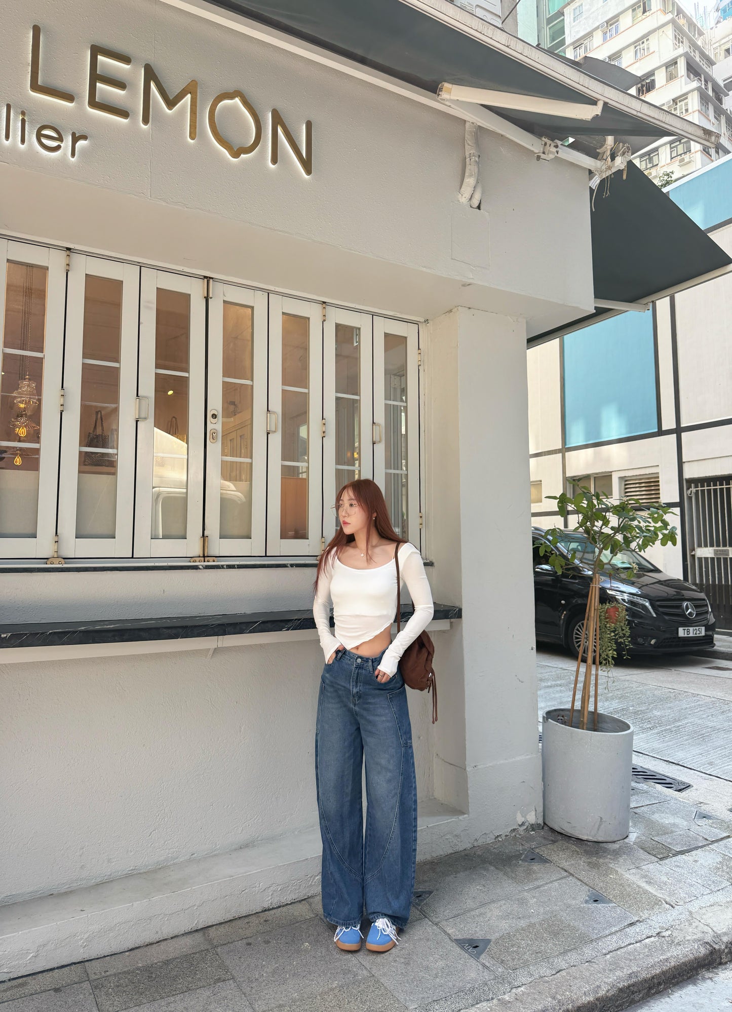 CU-［皇牌熱賣］彎月牛仔褲