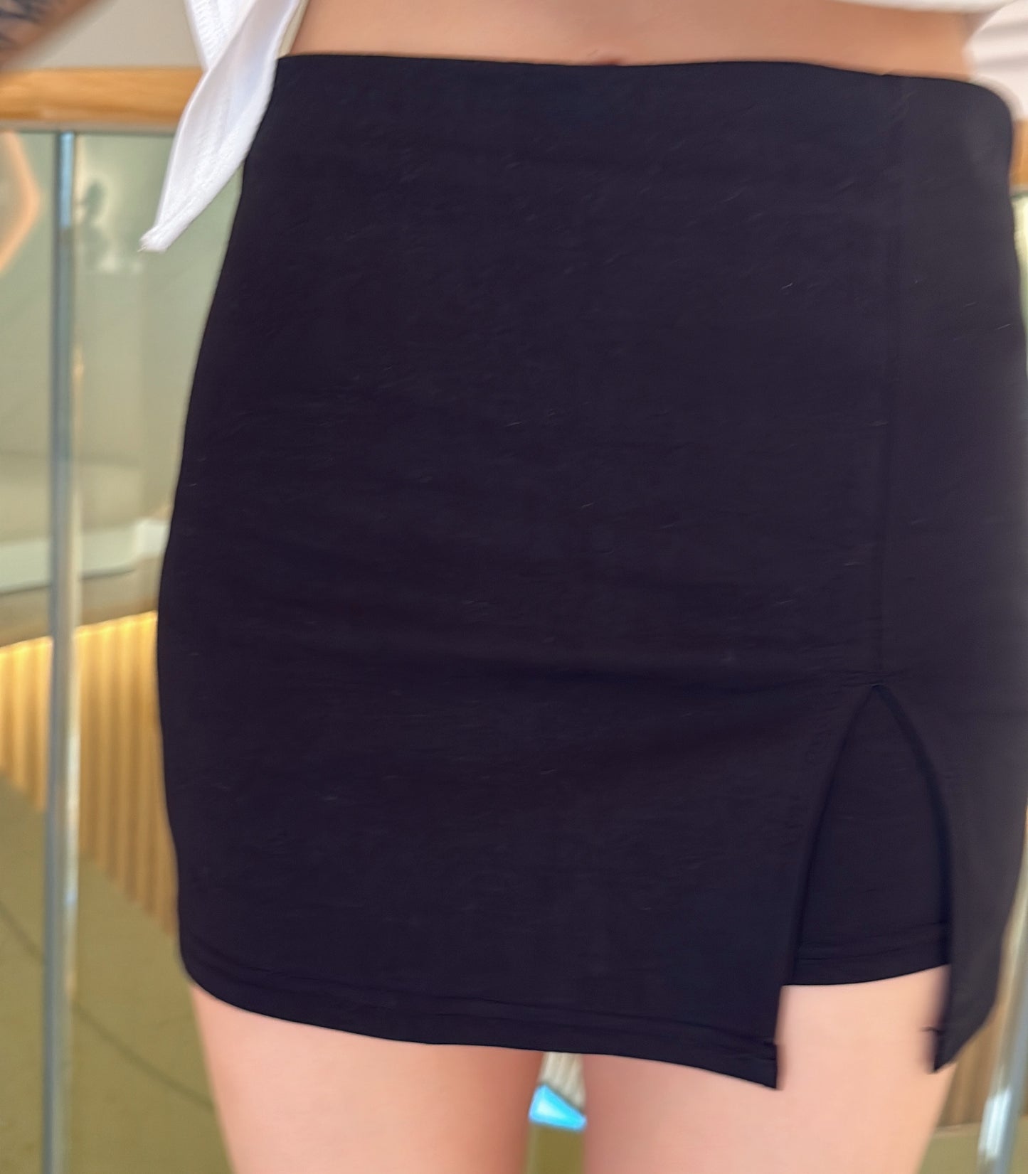 Liza skirt （黑/灰）