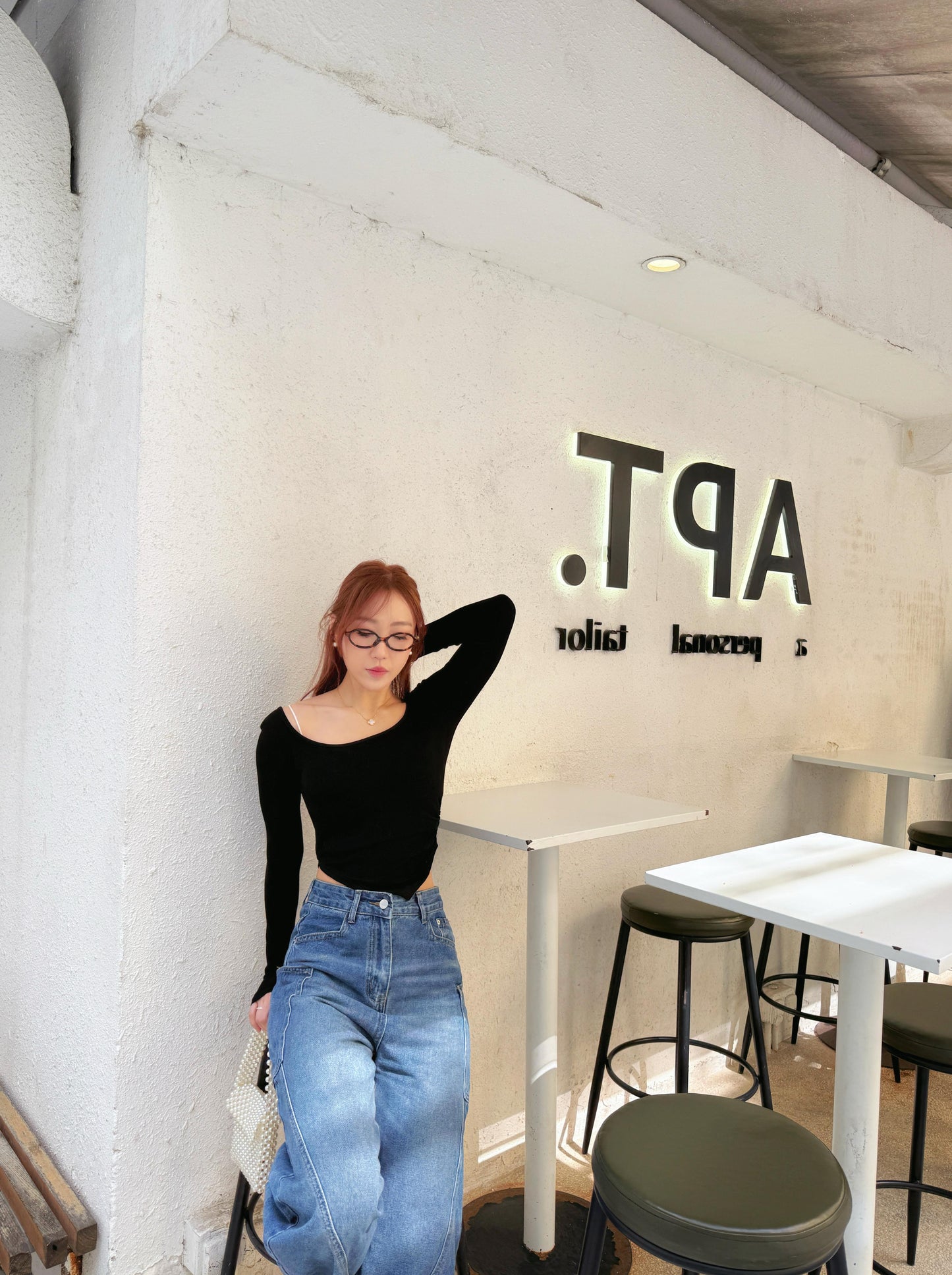 CU-［皇牌熱賣］彎月牛仔褲