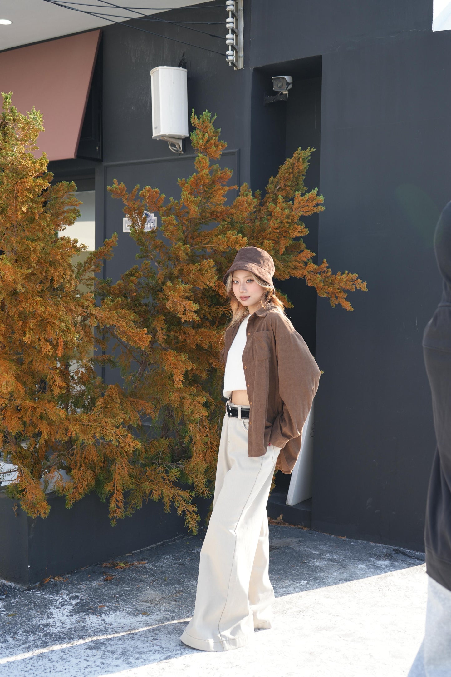 CU- 燈芯絨軟身oversize恤衫/外套