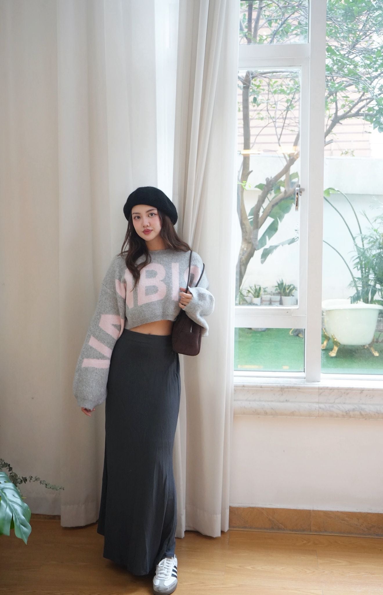 軟棉棉Knit Crop Top