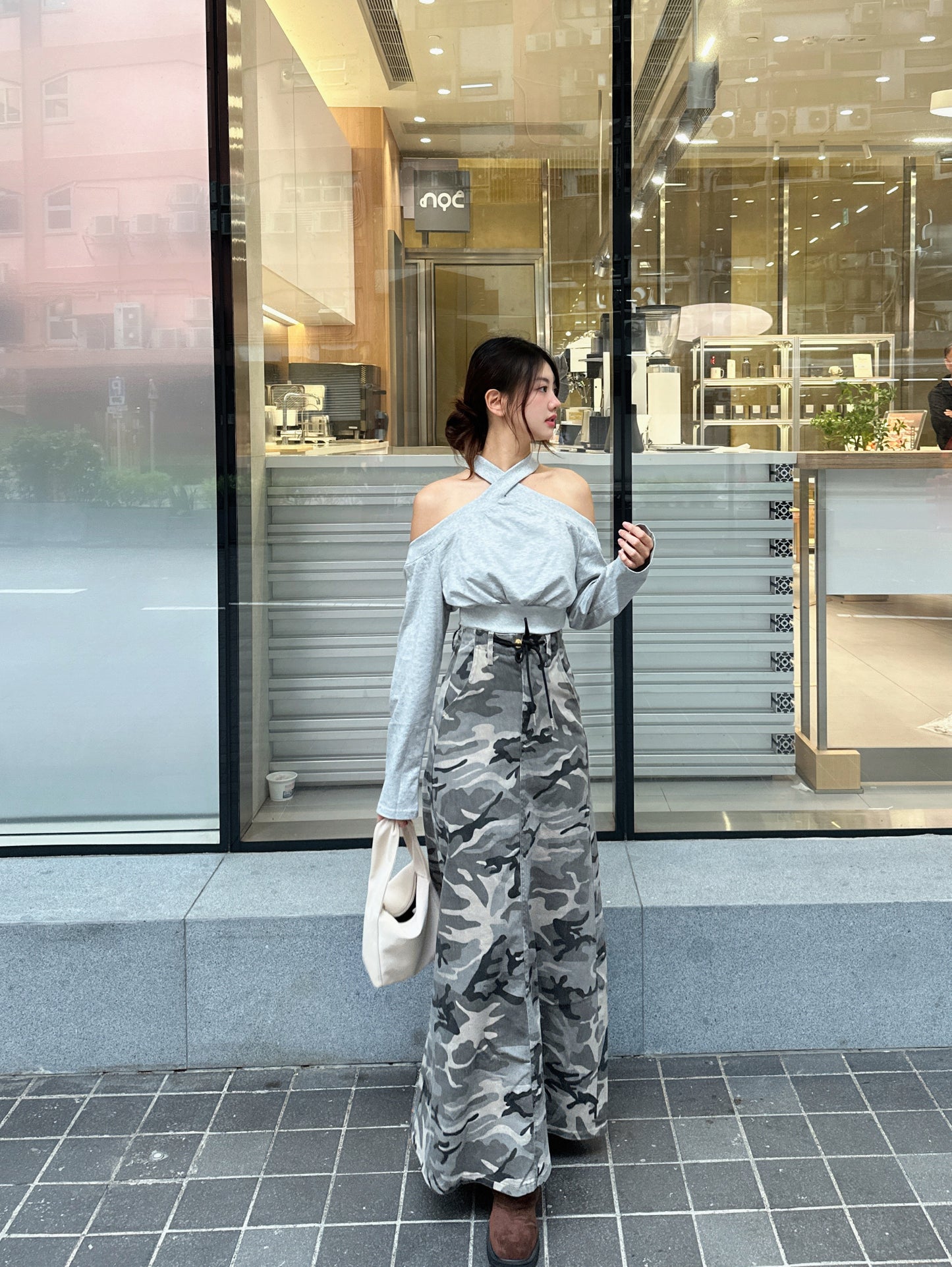 CU-冬季必選*迷彩A cut半身裙