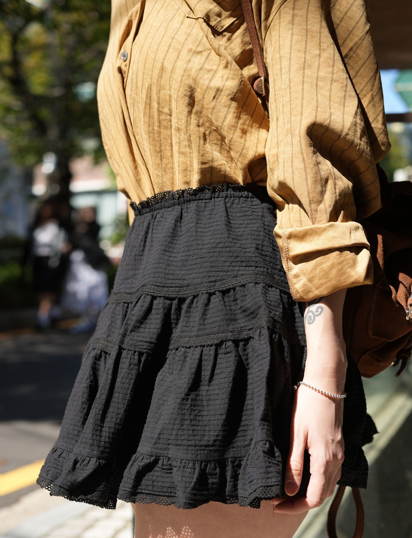 CU-layer skirt (black/white)