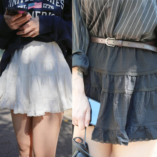 CU-layer skirt (black/white)