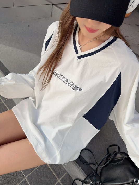 CU-oversize jersey (black/white)