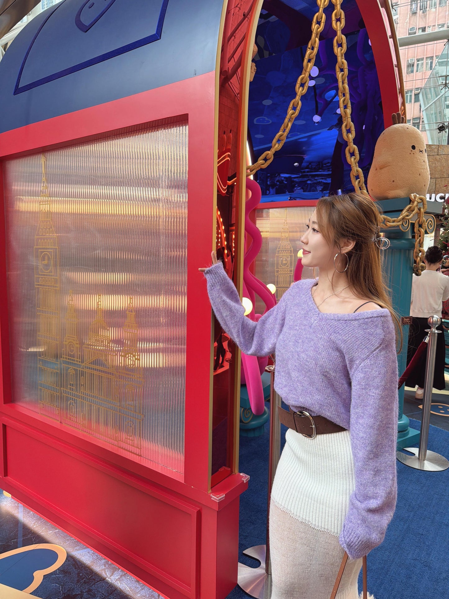 溫柔感up! 薰衣草軟棉棉冷衫