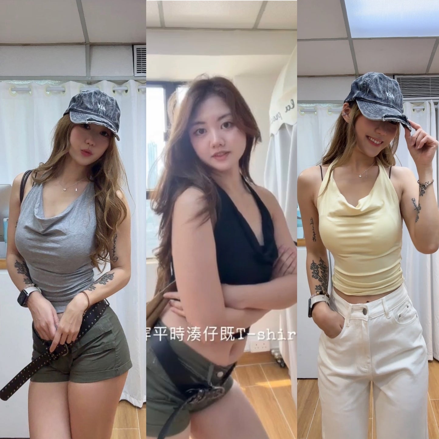 *LIVE必選* CU新式露背掛頸BRA TOP