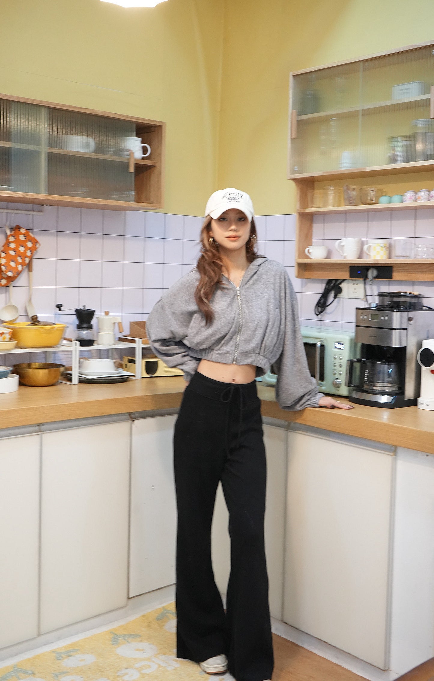 漫畫大長腿：冬日絨面褲