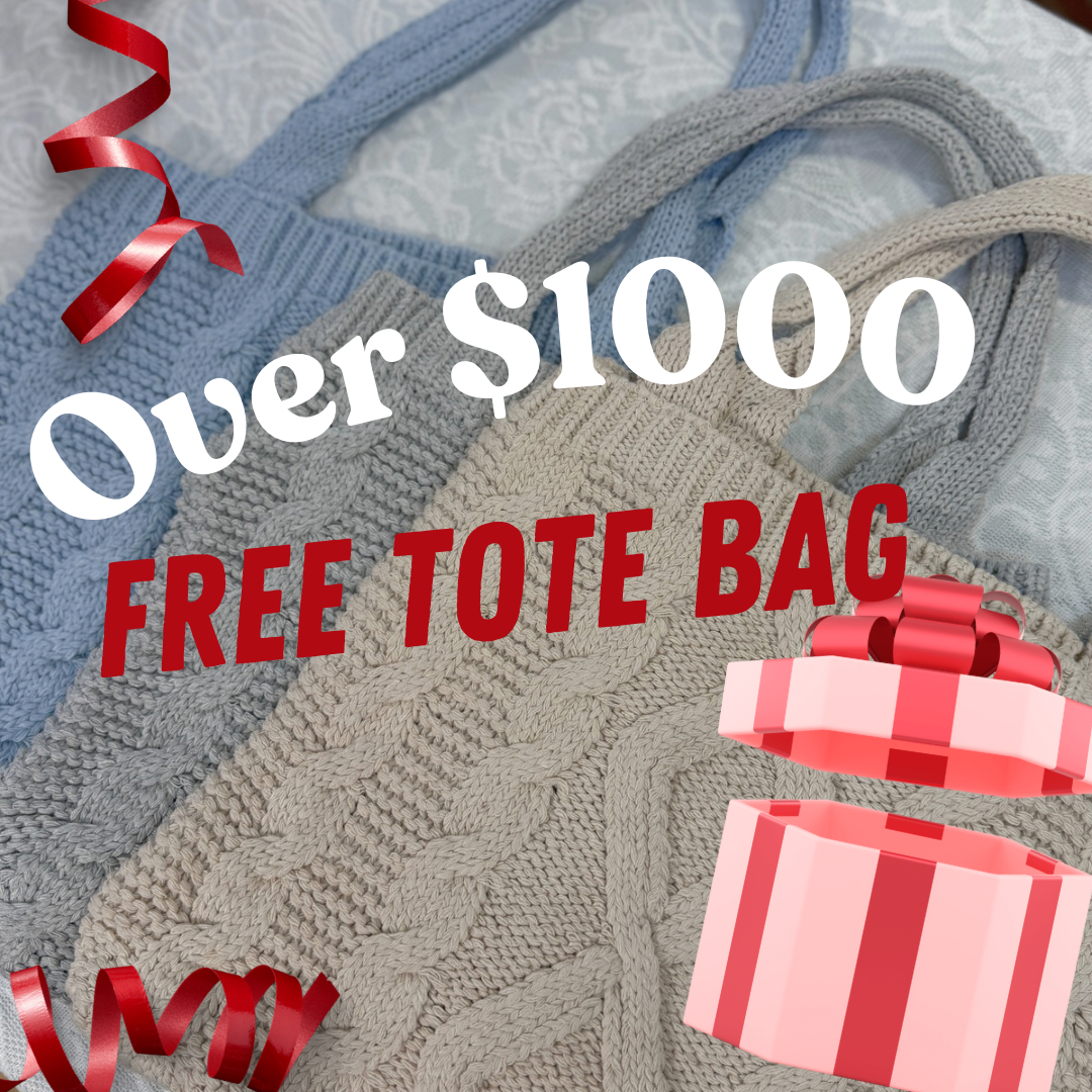 Buy over $1000 free tote bag