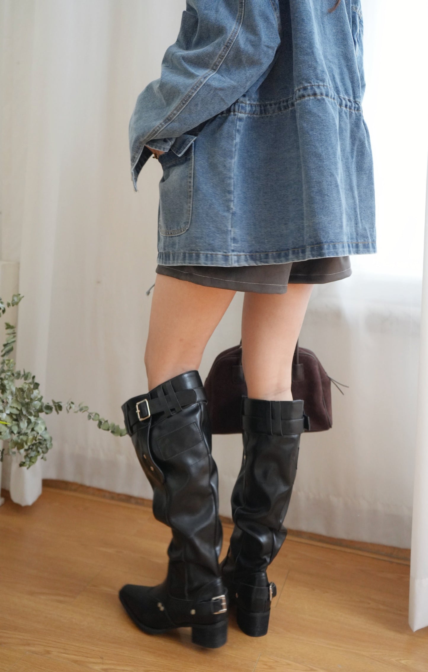 KR- 歐美大筒圍堆堆boots