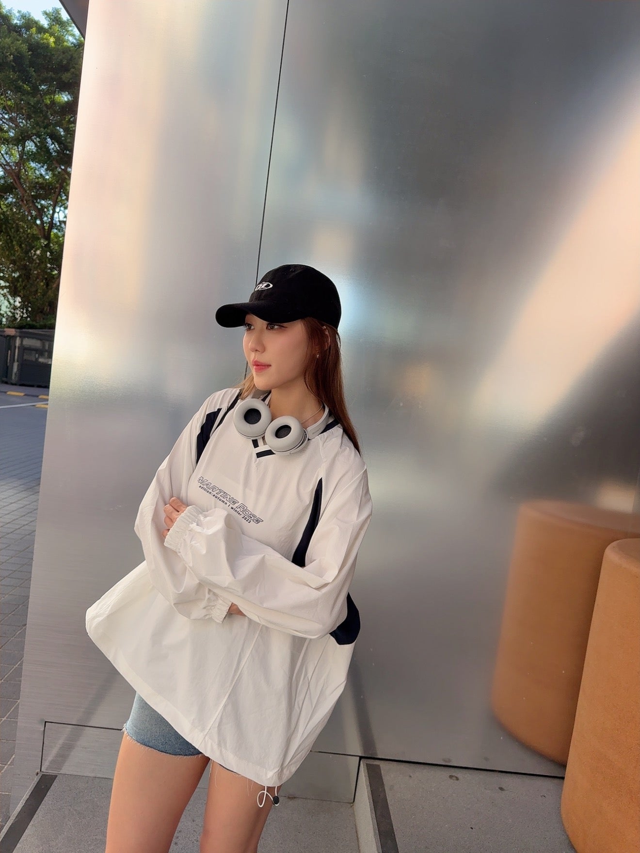 CU-oversize jersey (black/white)