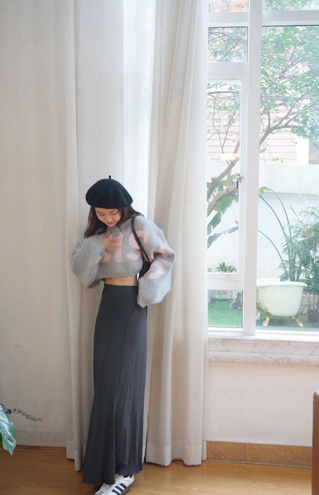 軟棉棉Knit Crop Top