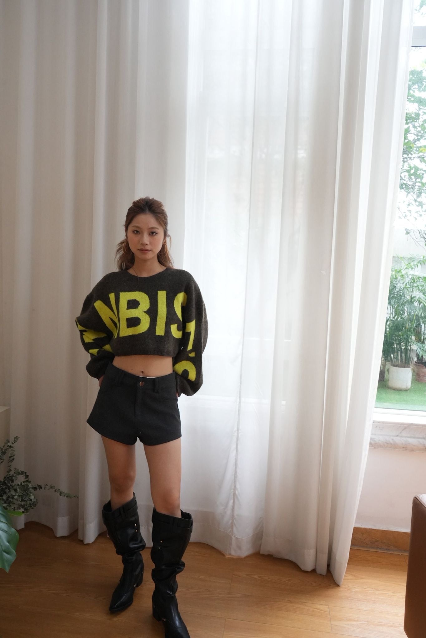 軟棉棉Knit Crop Top