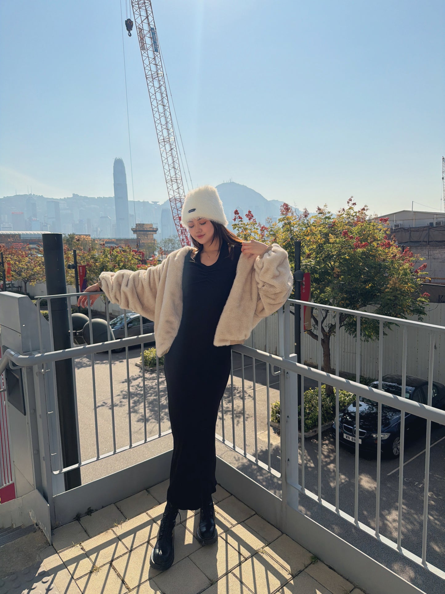 完美S型！ 加絨超顯瘦掛頸OPS