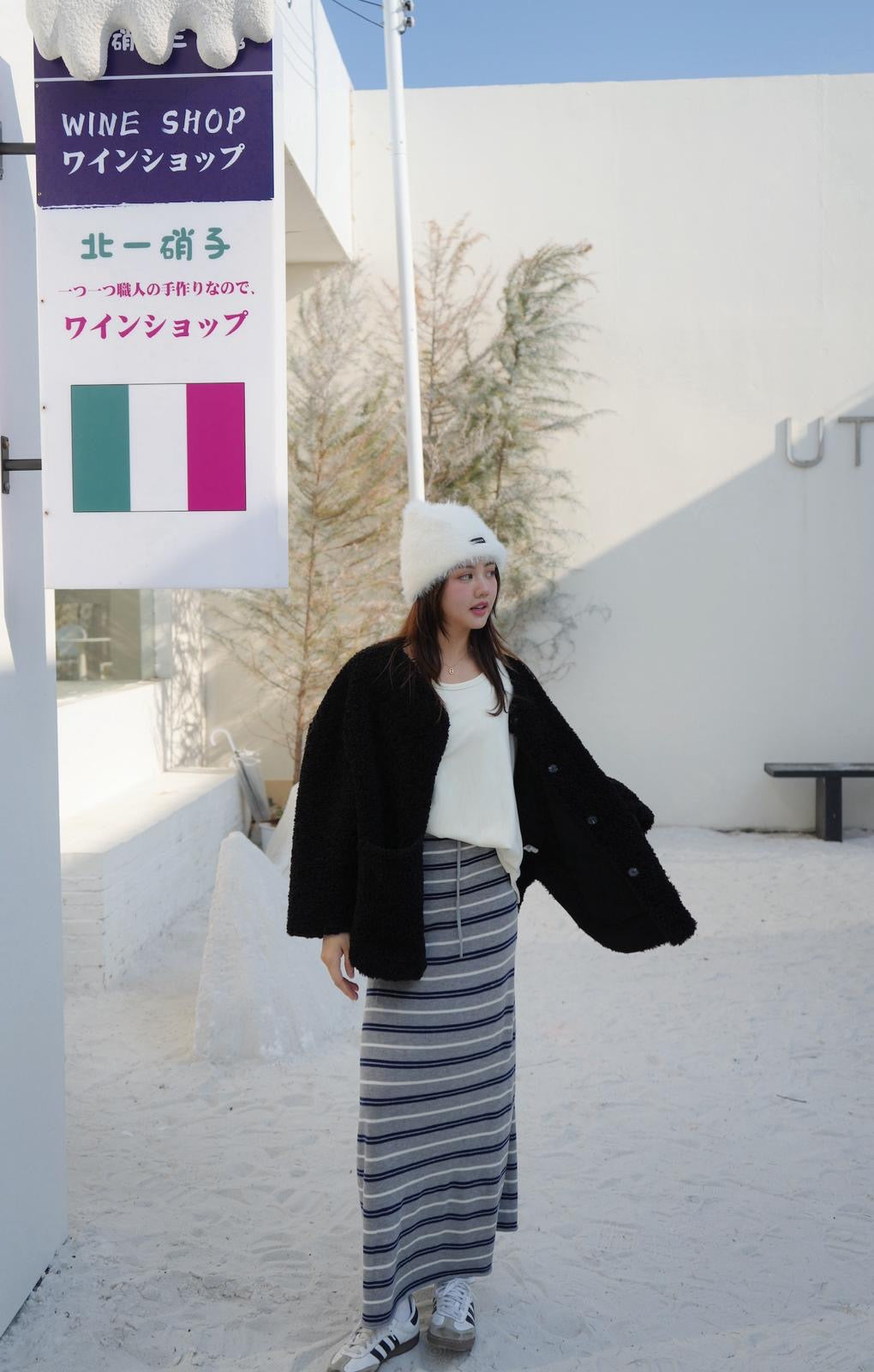 QQ羊羔毛oversize 毛毛褸