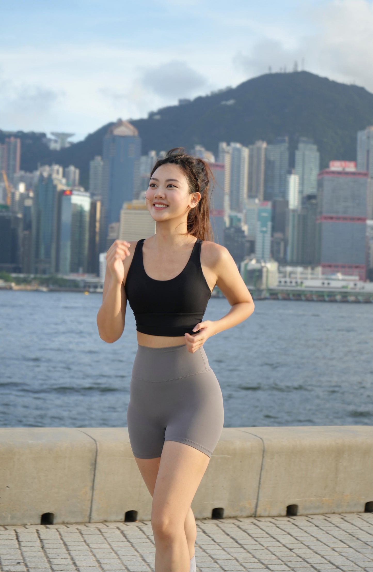 Cross-back signature Bra Top