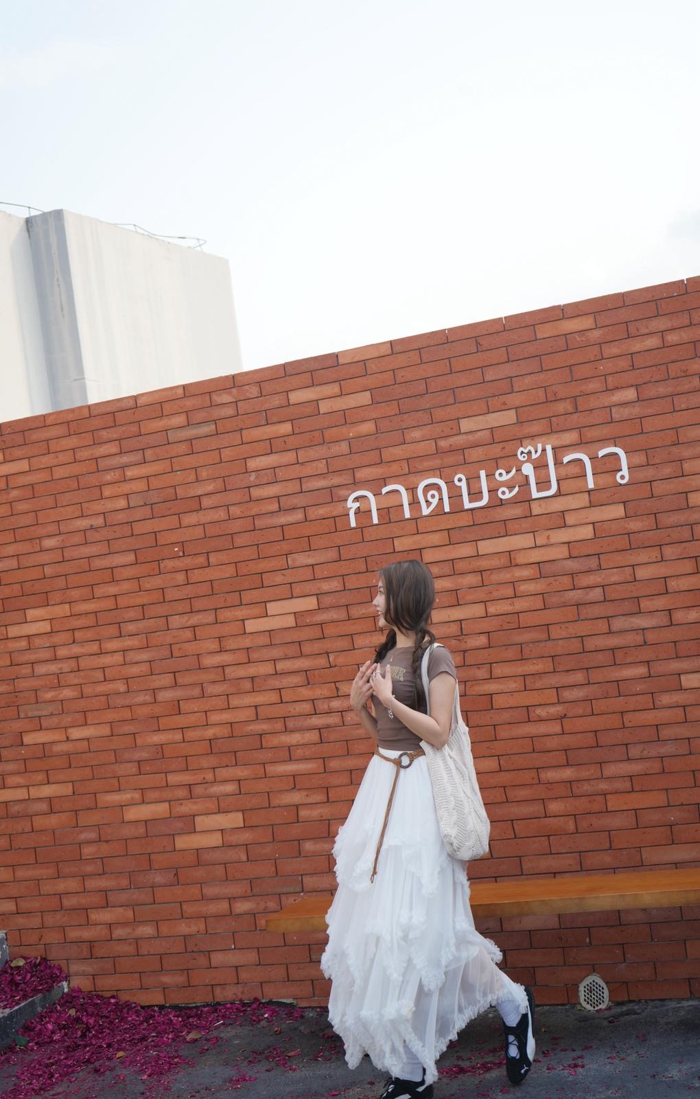 CU推薦-失序層次紗紗半身裙