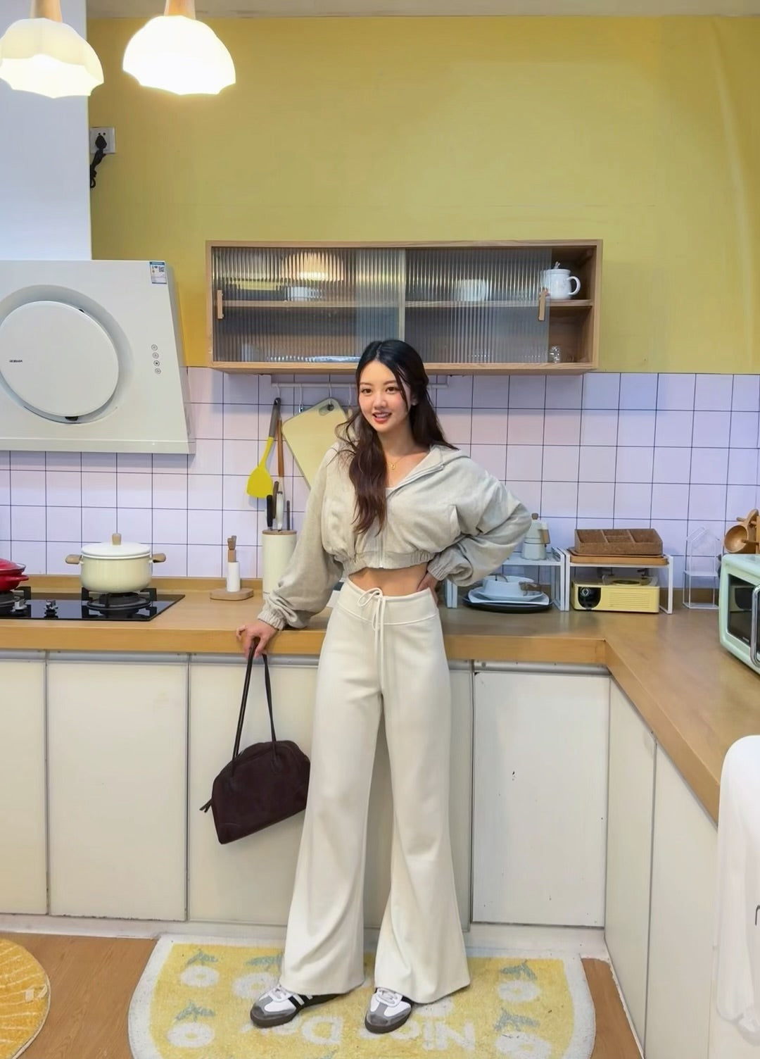 漫畫大長腿：冬日絨面褲