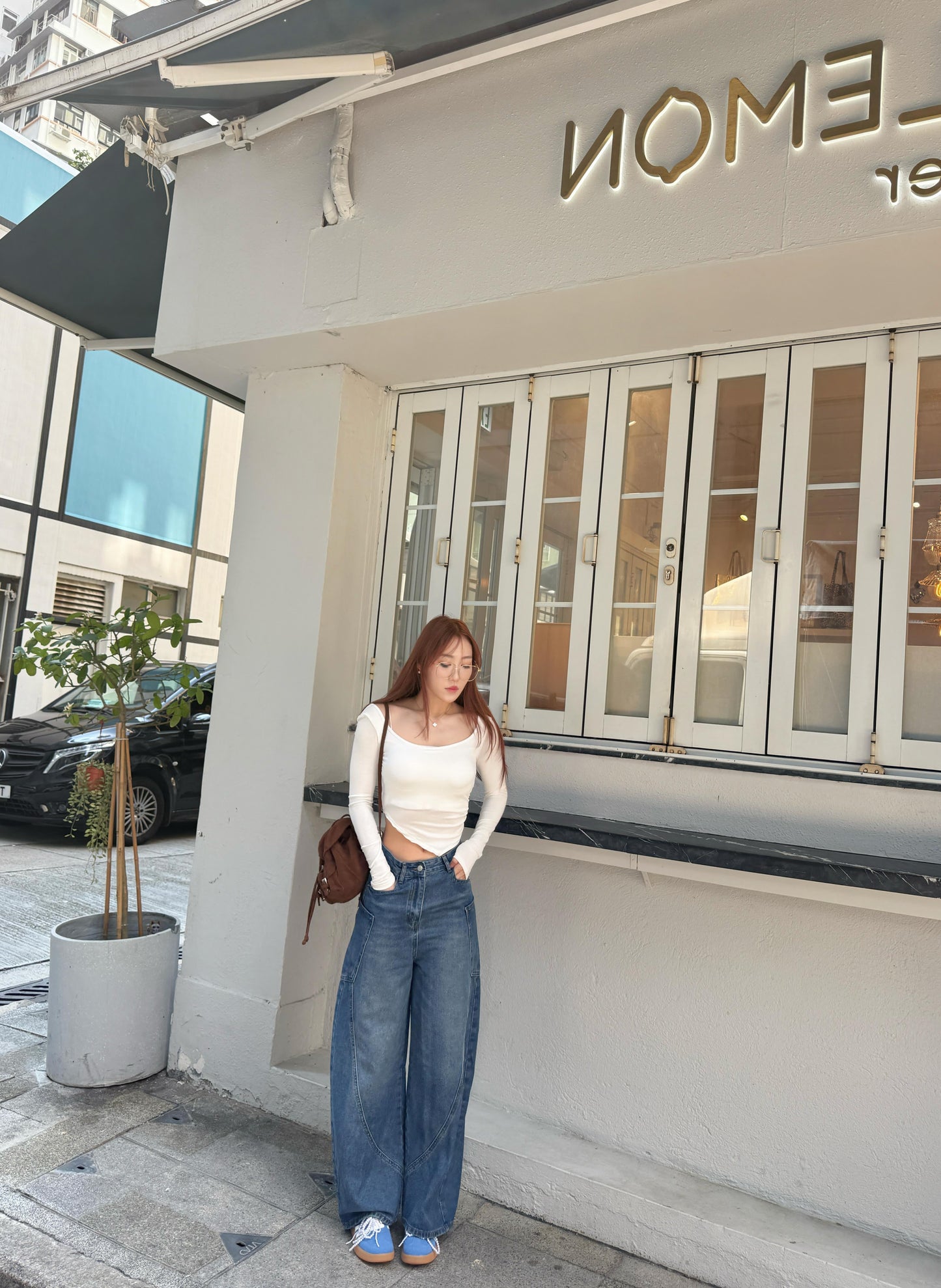 CU-［皇牌熱賣］彎月牛仔褲