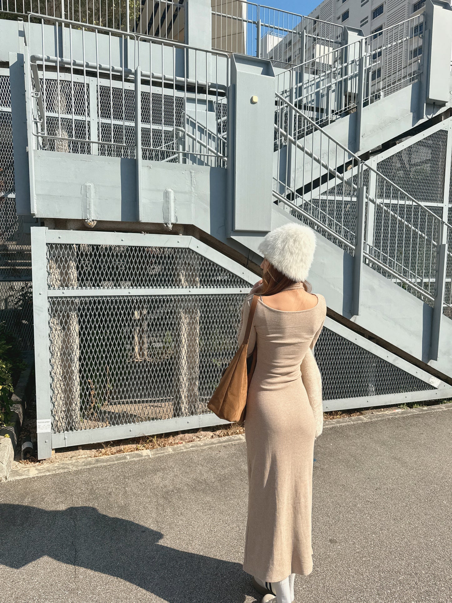 完美S型！ 加絨超顯瘦掛頸OPS