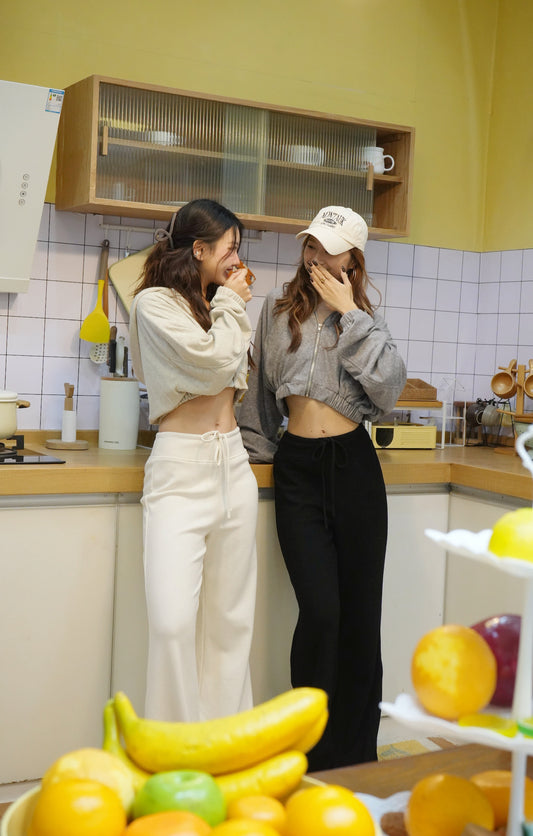 漫畫大長腿：冬日絨面褲