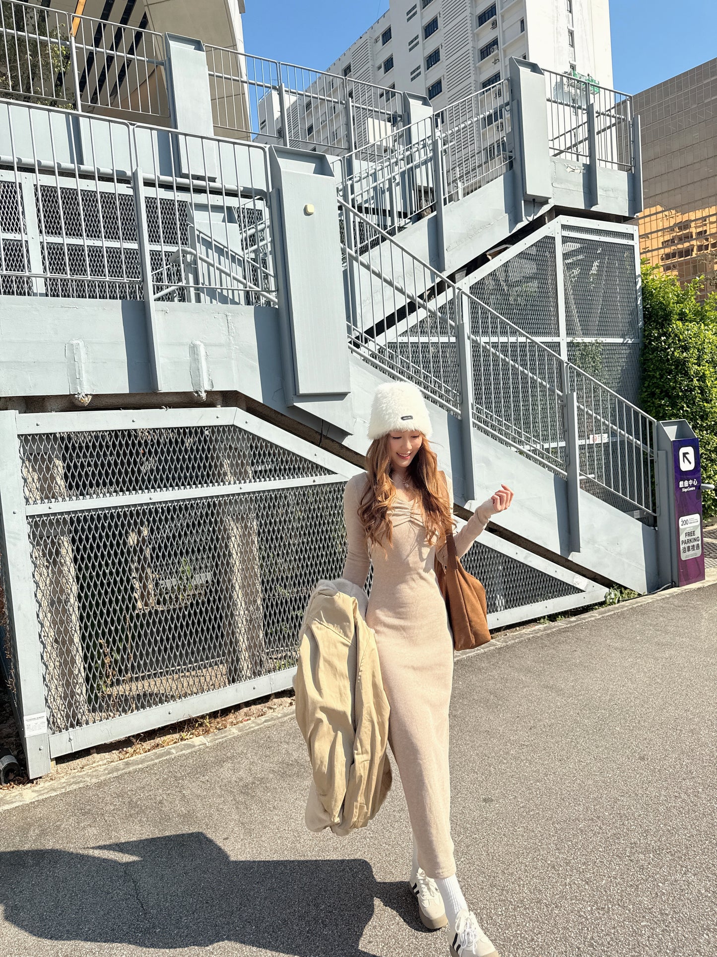 完美S型！ 加絨超顯瘦掛頸OPS