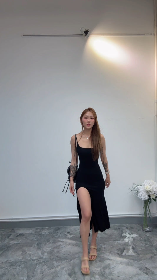 Yuui dress (black/grey)