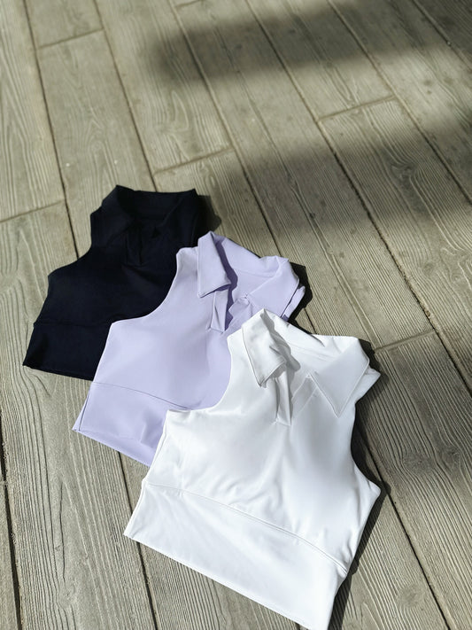 Collared movewell Bra Top
