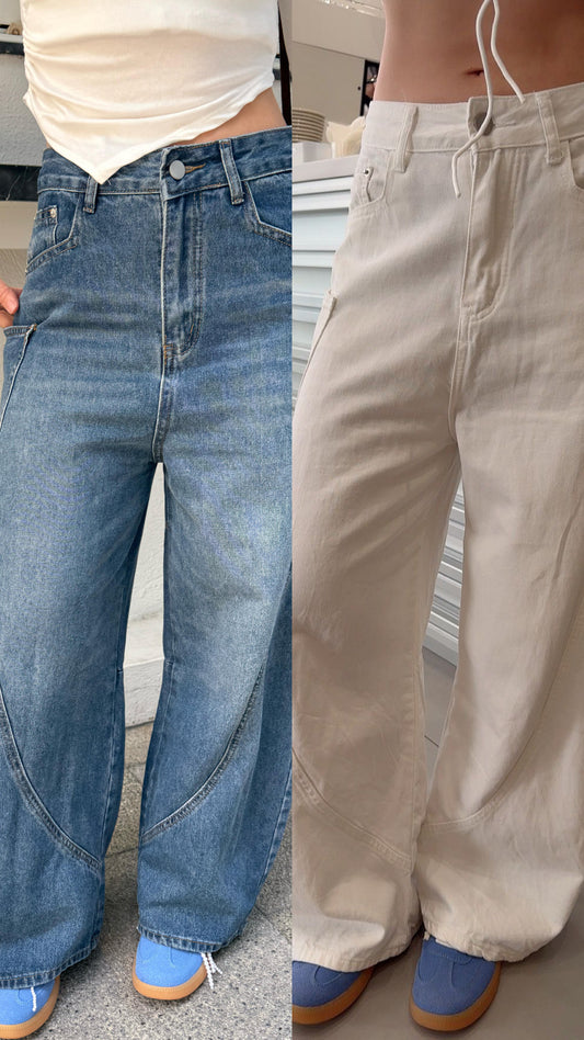 CU-［皇牌熱賣］彎月牛仔褲