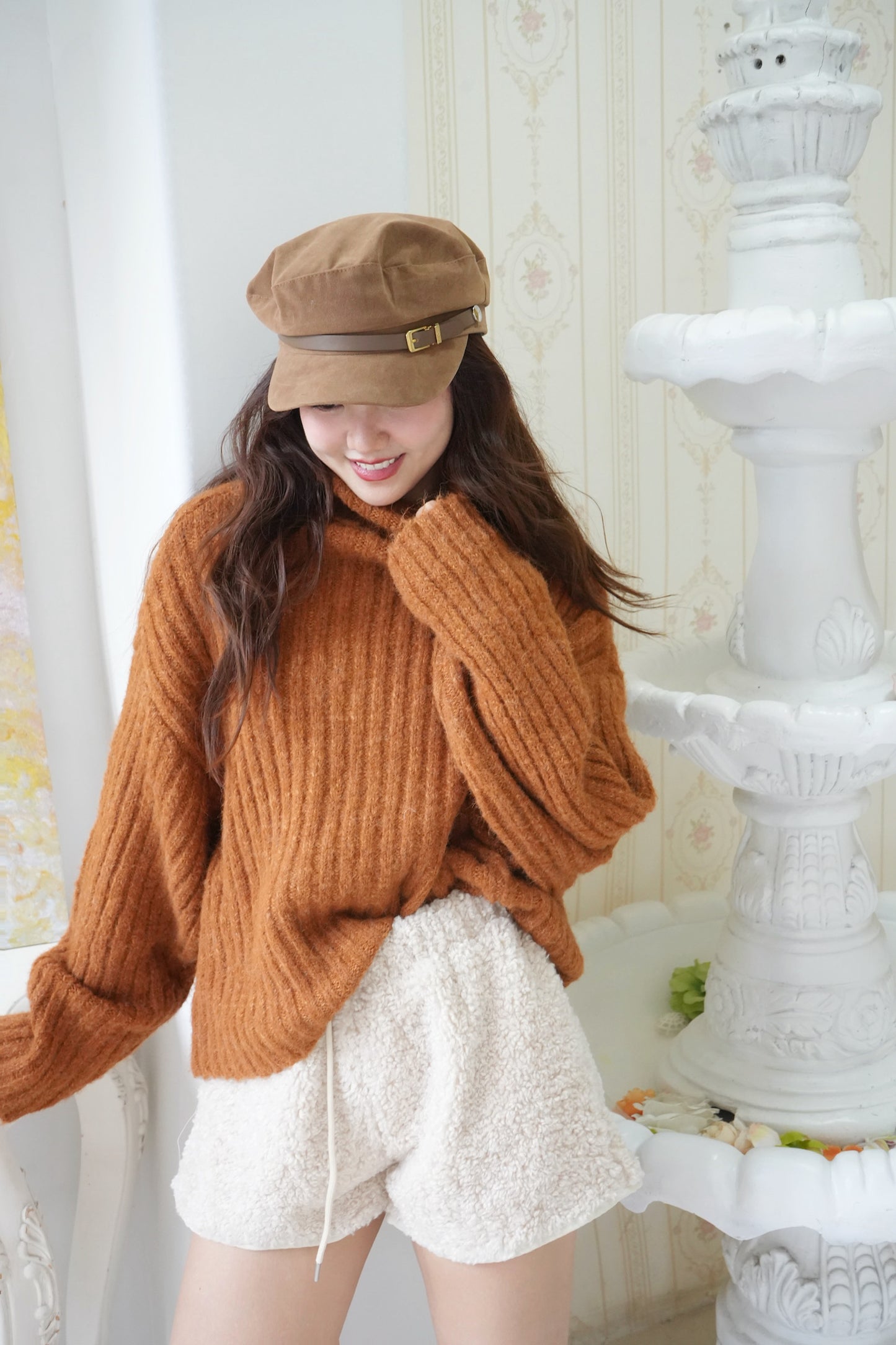 柔軟雲朵樽領冷衫