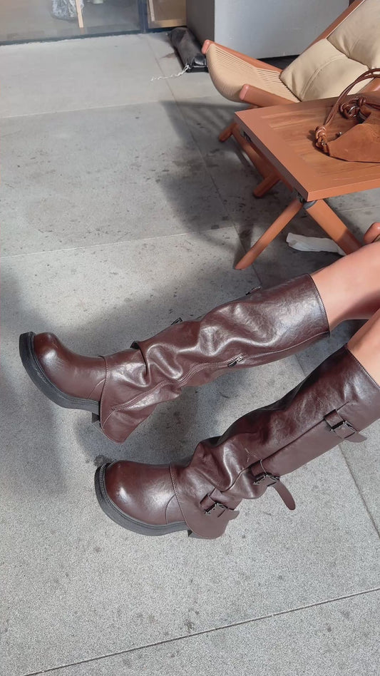 2025秋冬軍裝長boot